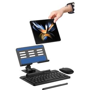 Samsung Galaxy Z Fold 4/5 Adjustable Stand for Desk Fully Foldable Keyboard Set